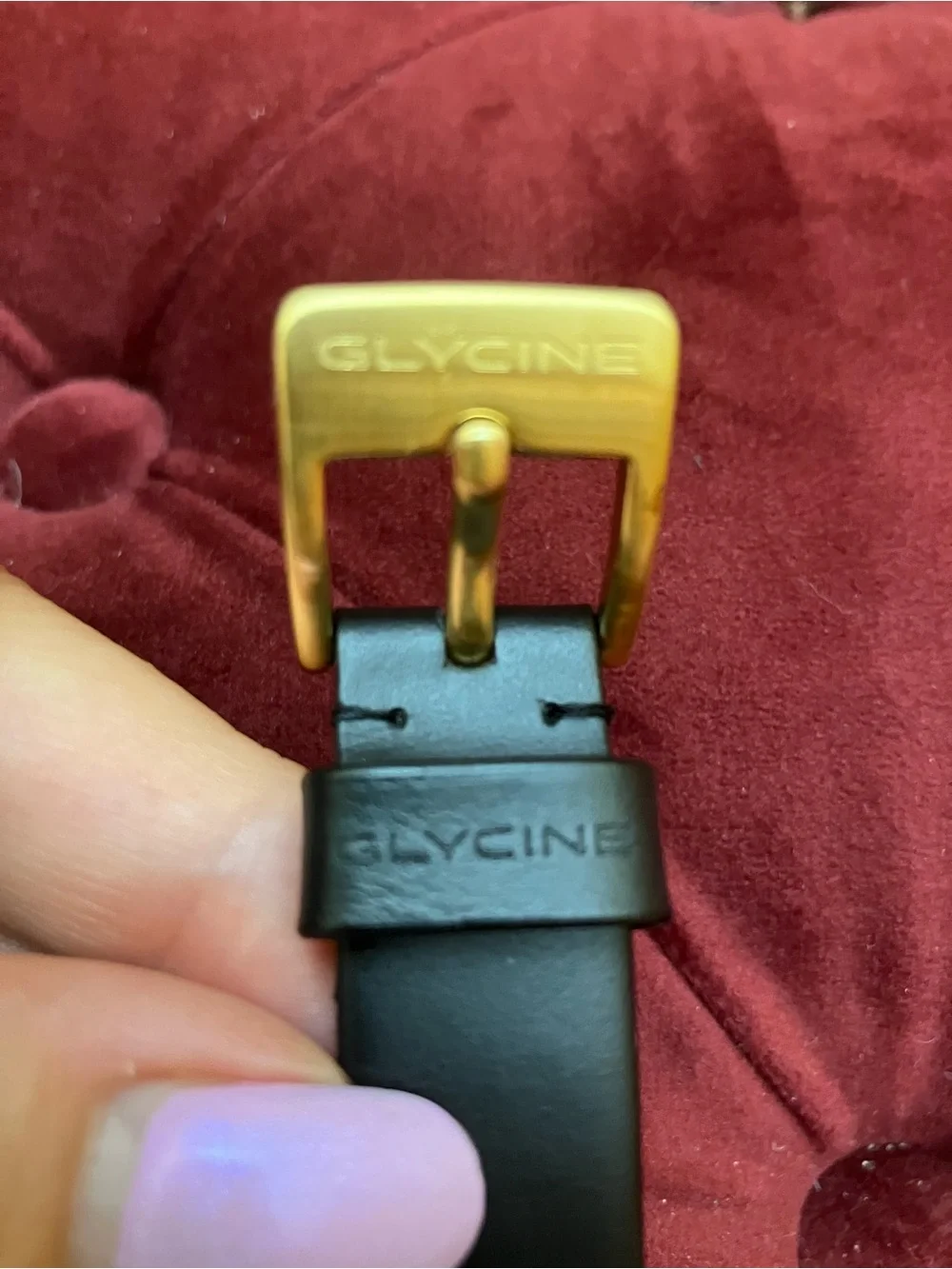 Glycine Airwoman 36 Golden Pearl Automatic Watch Brand New in Box